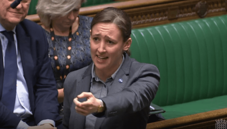 Mhairi Black in the House of Commons