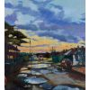 Upherds Lane at sunset