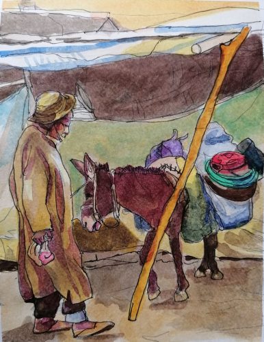 Watercolour study